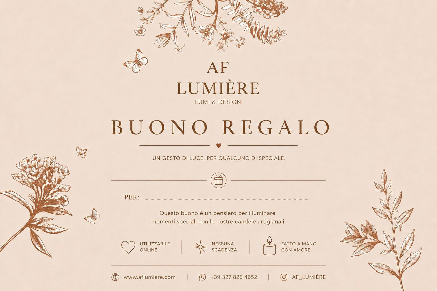 Buono Regalo AF Lumière